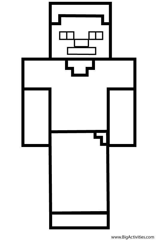 Minecraft Coloring Pages for Kids 141