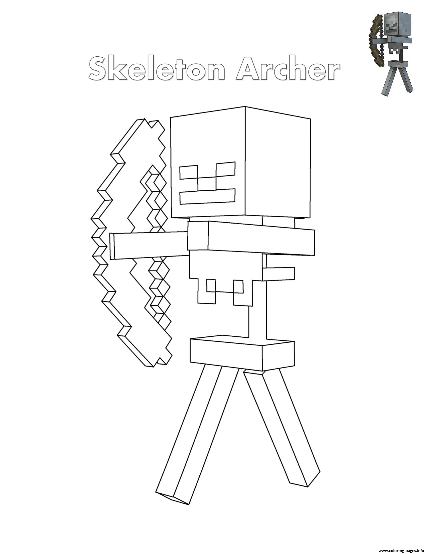 Minecraft Coloring Pages for Kids 151