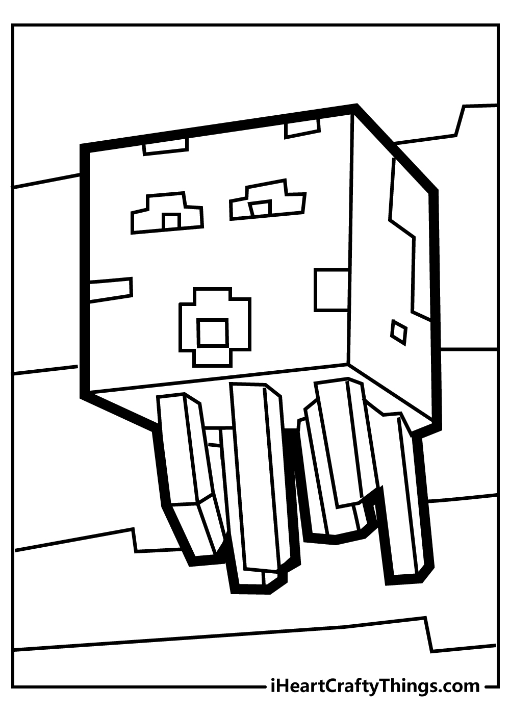 Minecraft Coloring Pages for Kids 156