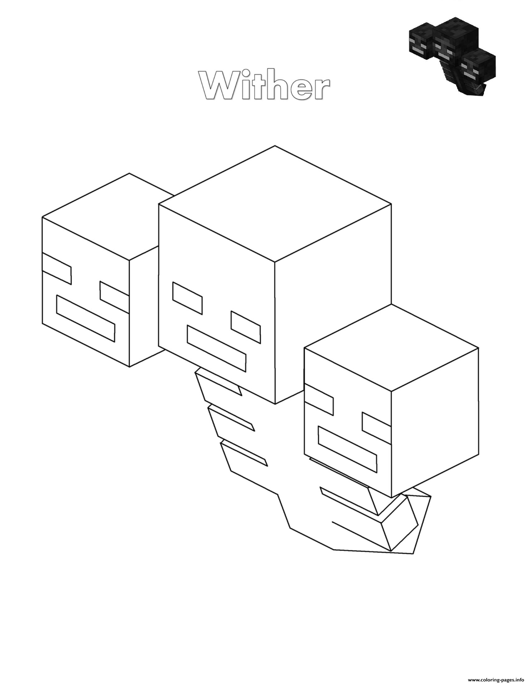 Minecraft Coloring Pages for Kids 159