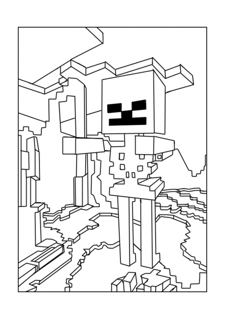 Minecraft Coloring Pages for Kids 160