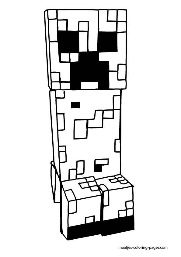 Minecraft Coloring Pages for Kids 21