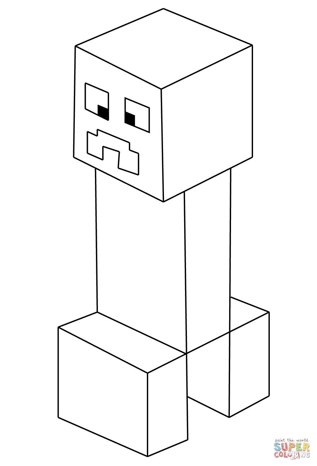 Minecraft Coloring Pages for Kids 24