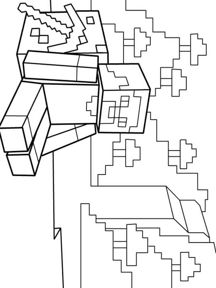 Minecraft Coloring Pages for Kids 26