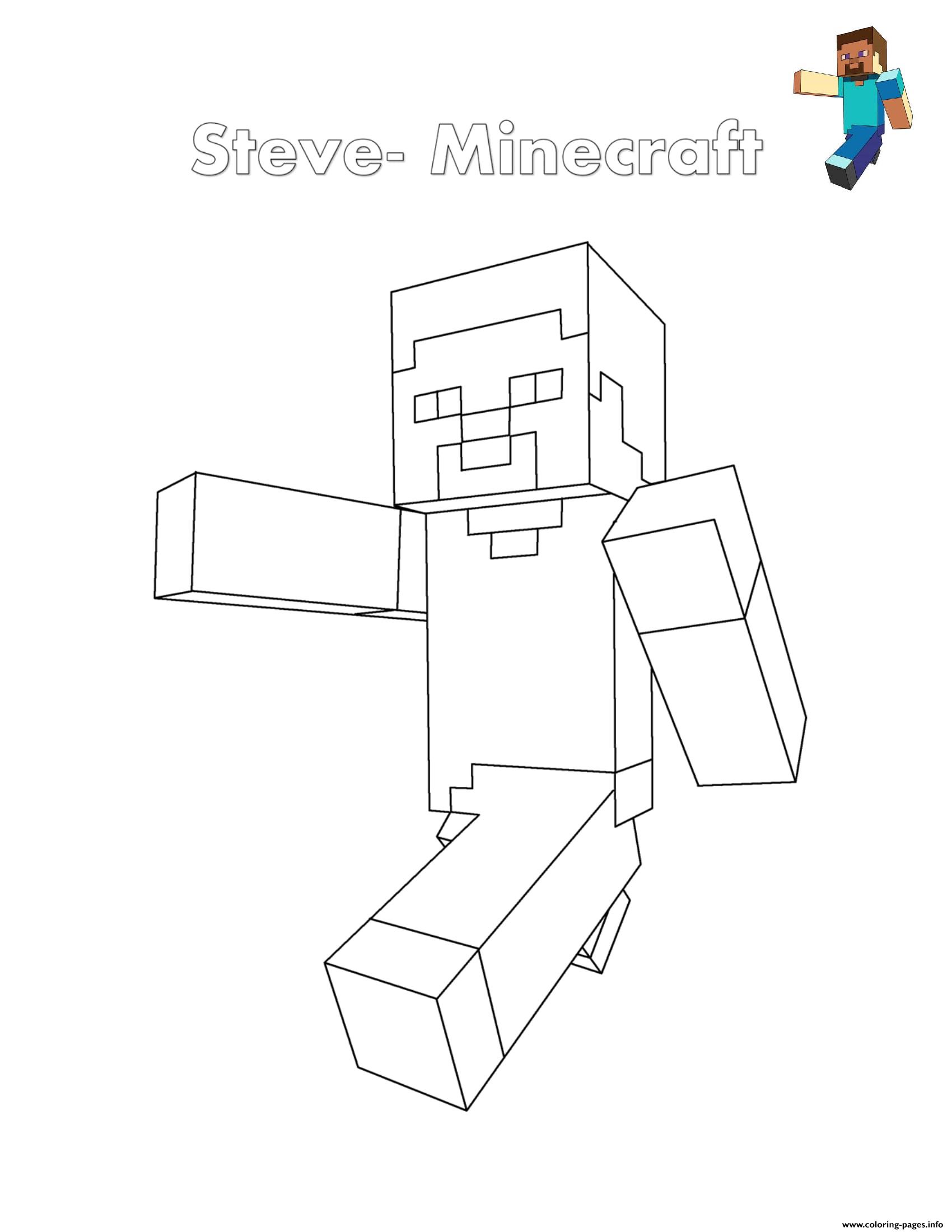 Minecraft Coloring Pages for Kids 52