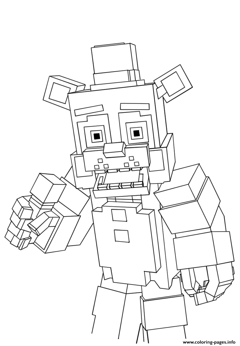 Minecraft Coloring Pages for Kids 53