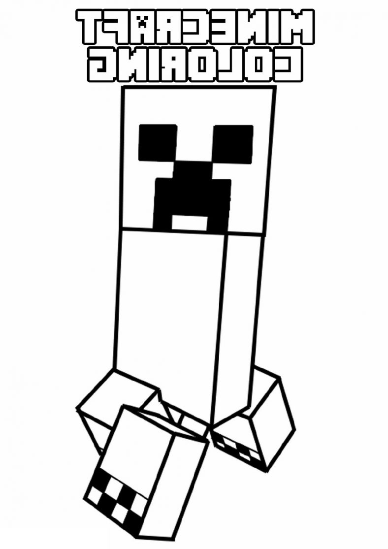 Minecraft Coloring Pages for Kids 54