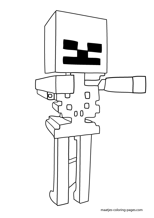 Minecraft Coloring Pages for Kids 8