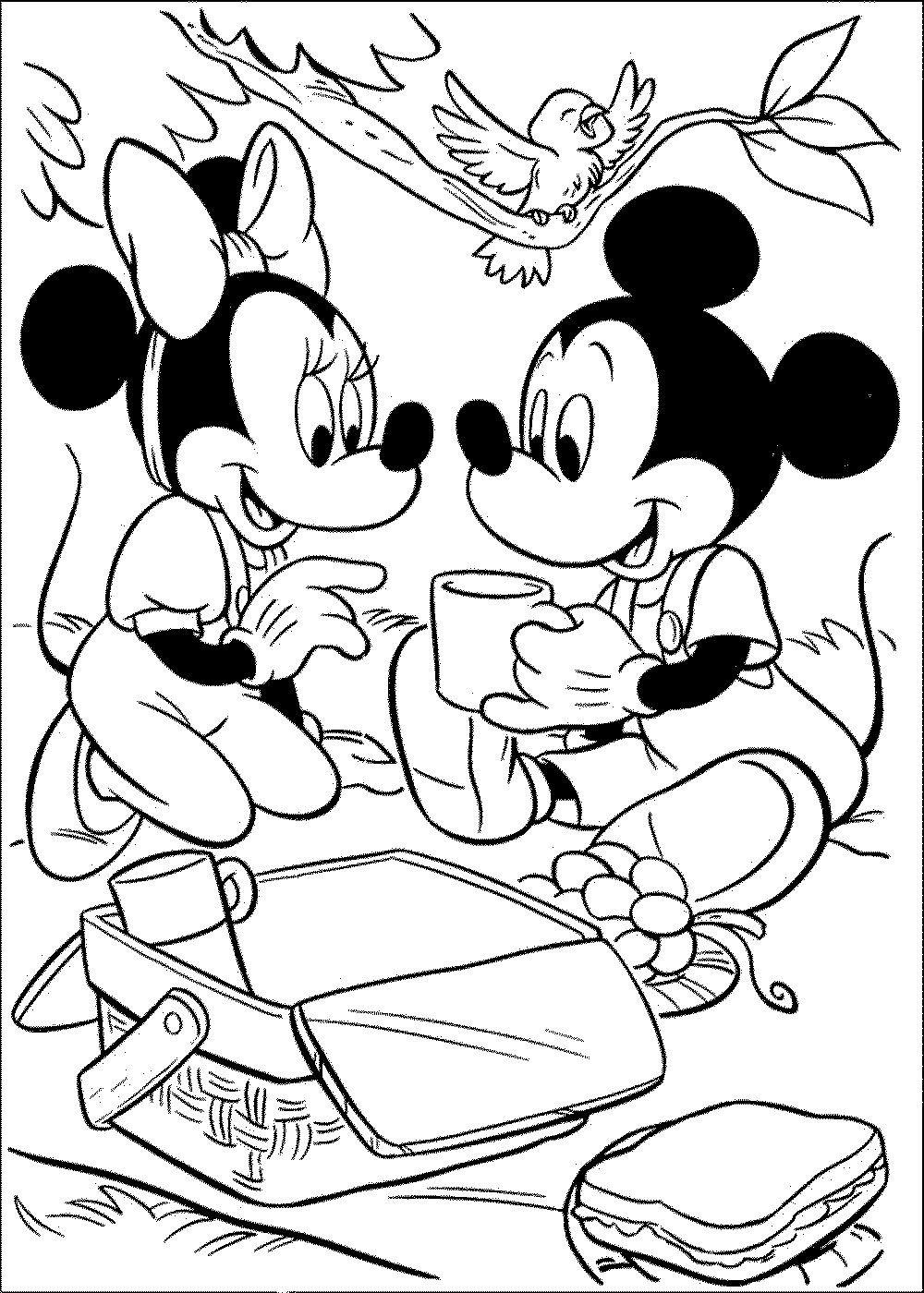 Minnie Mouse Coloring Pages Printables 101