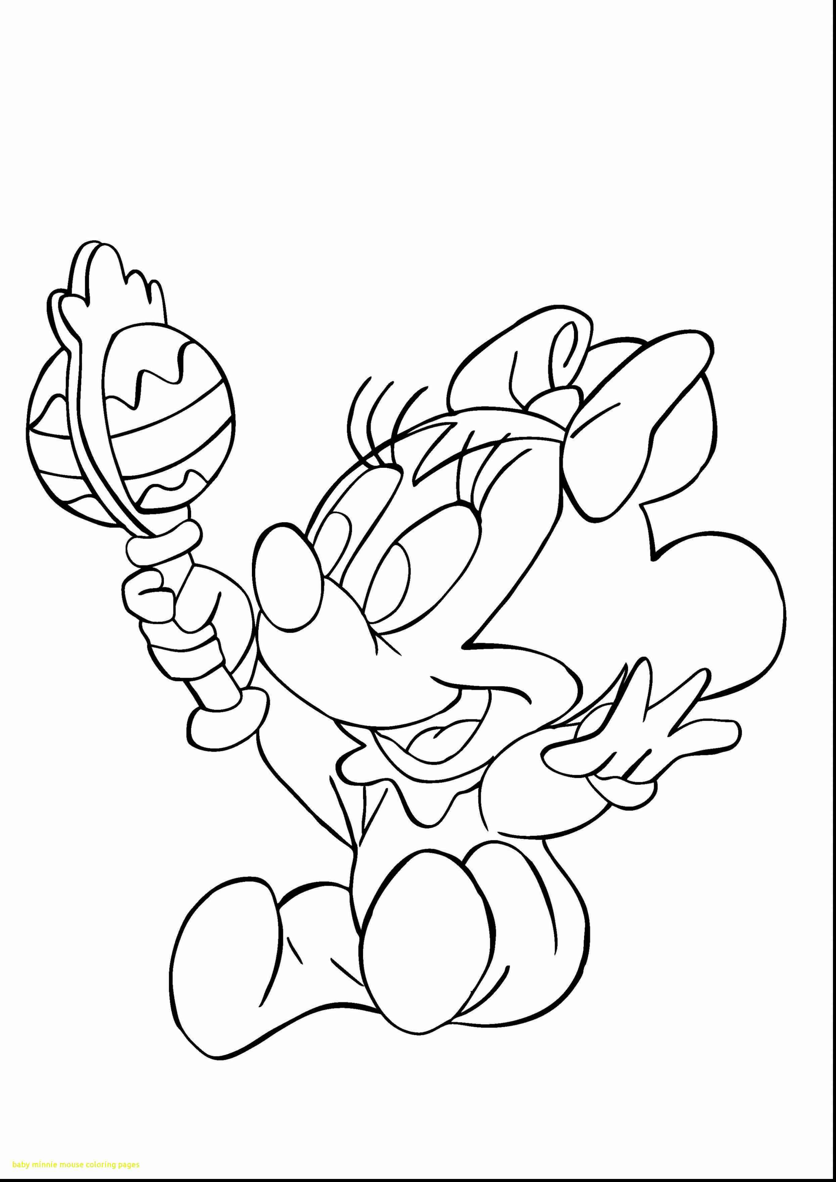 Minnie Mouse Coloring Pages Printables 112