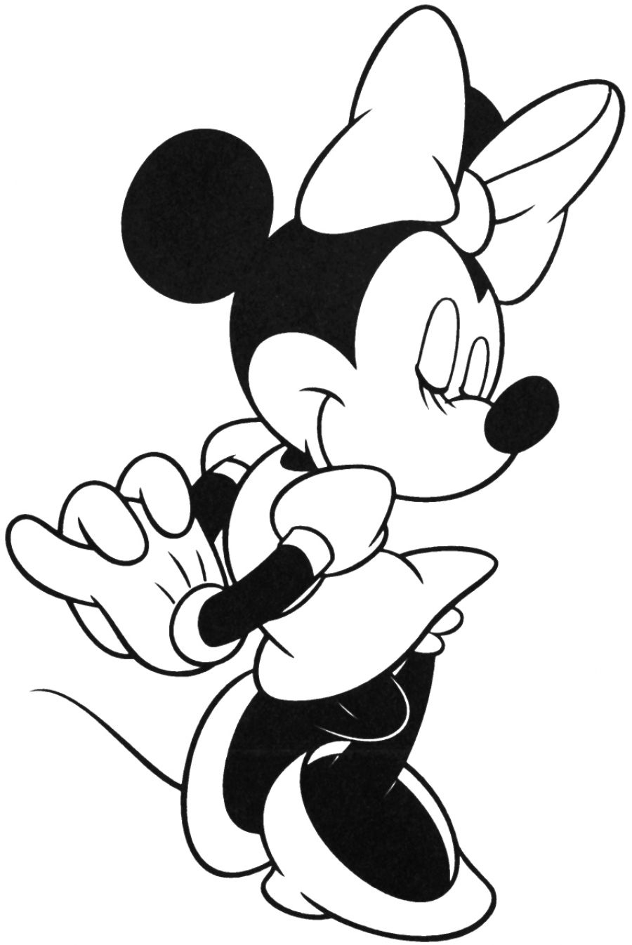 Minnie Mouse Coloring Pages Printables 19