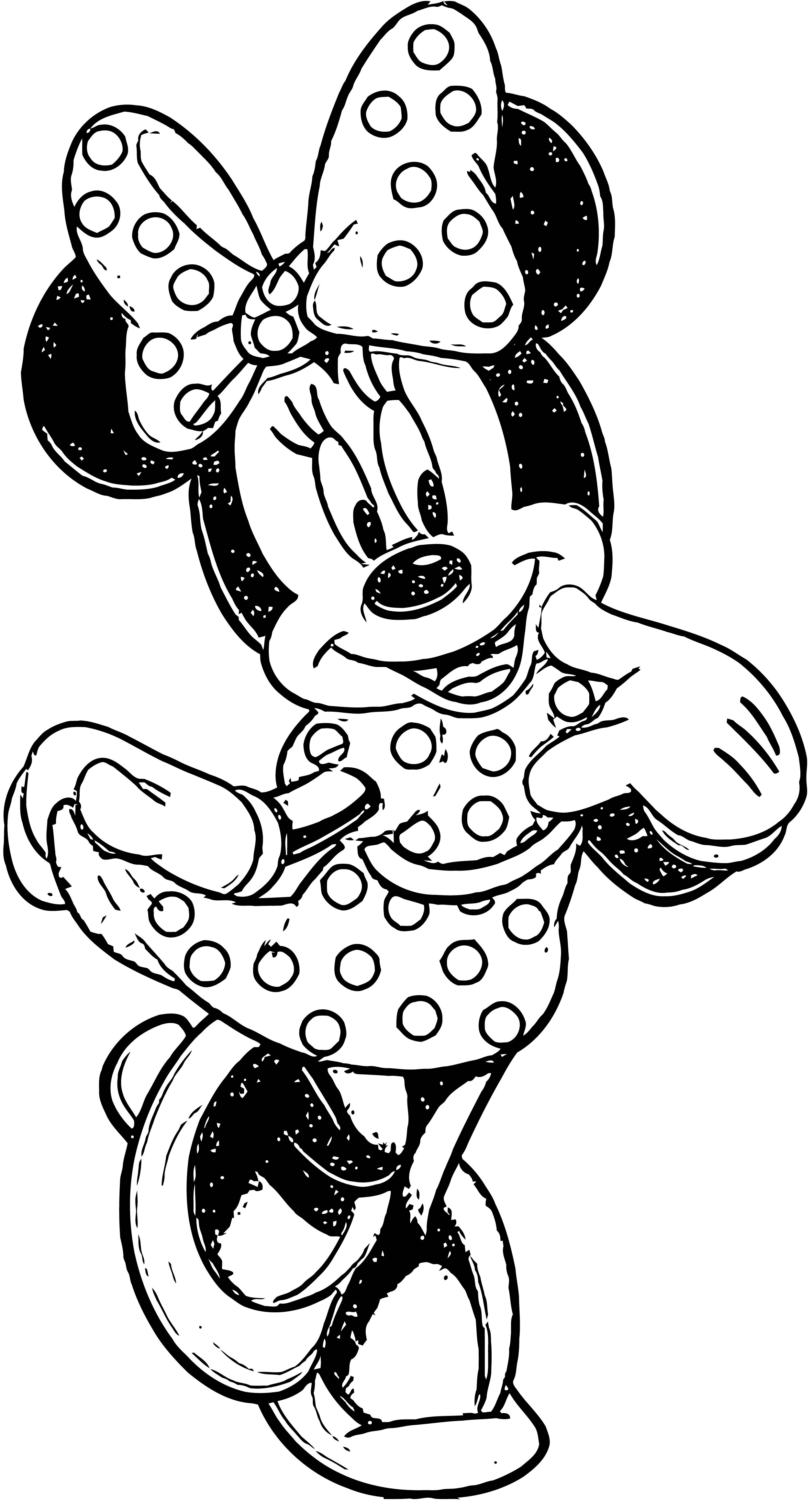 Minnie Mouse Coloring Pages Printables 2