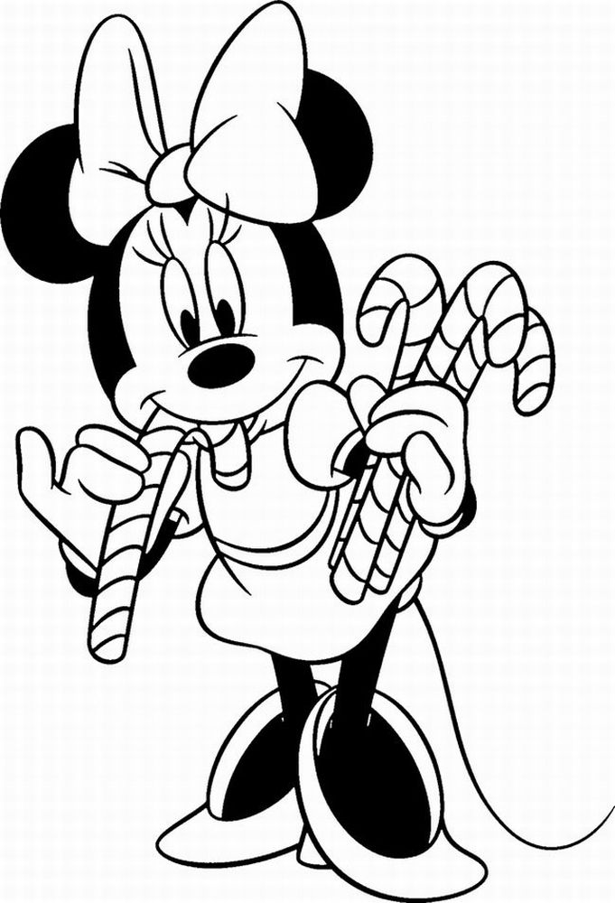 Minnie Mouse Coloring Pages Printables 21