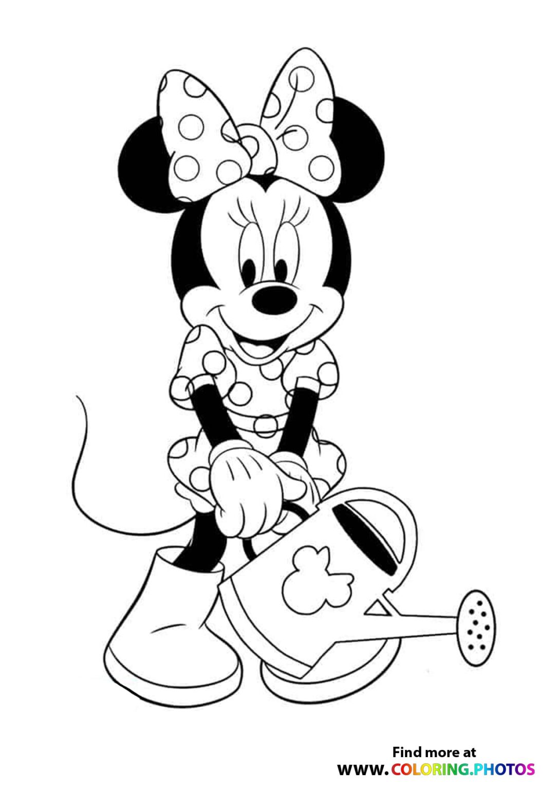 Minnie Mouse Coloring Pages Printables 23