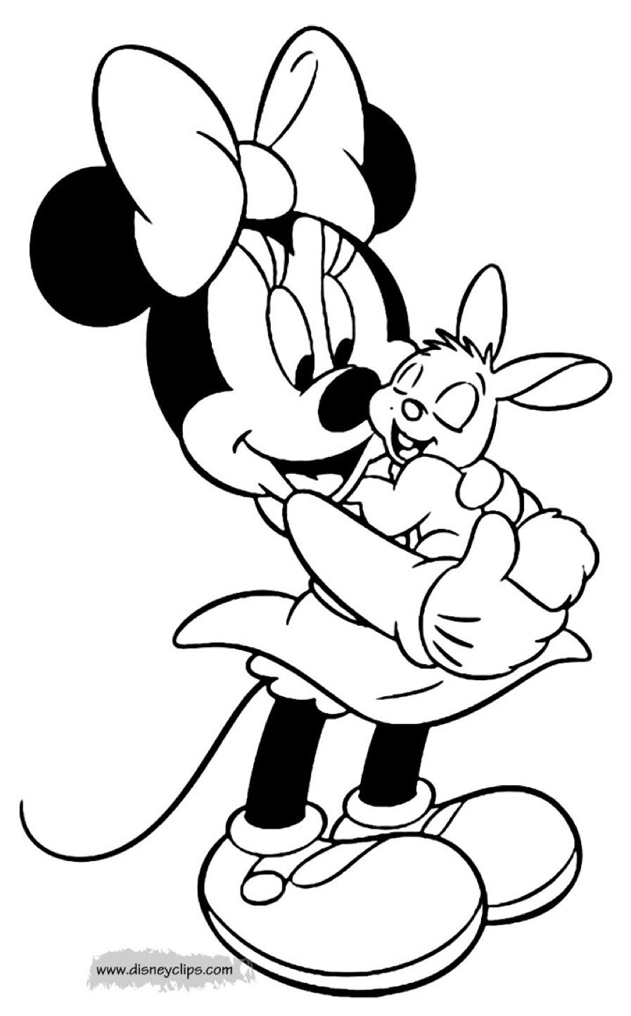 Minnie Mouse Coloring Pages Printables 24