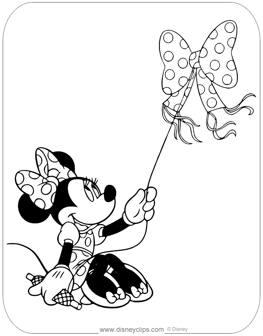 Minnie Mouse Coloring Pages Printables 27