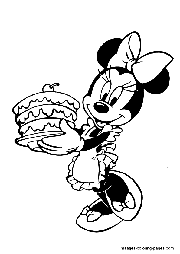 Minnie Mouse Coloring Pages Printables 29