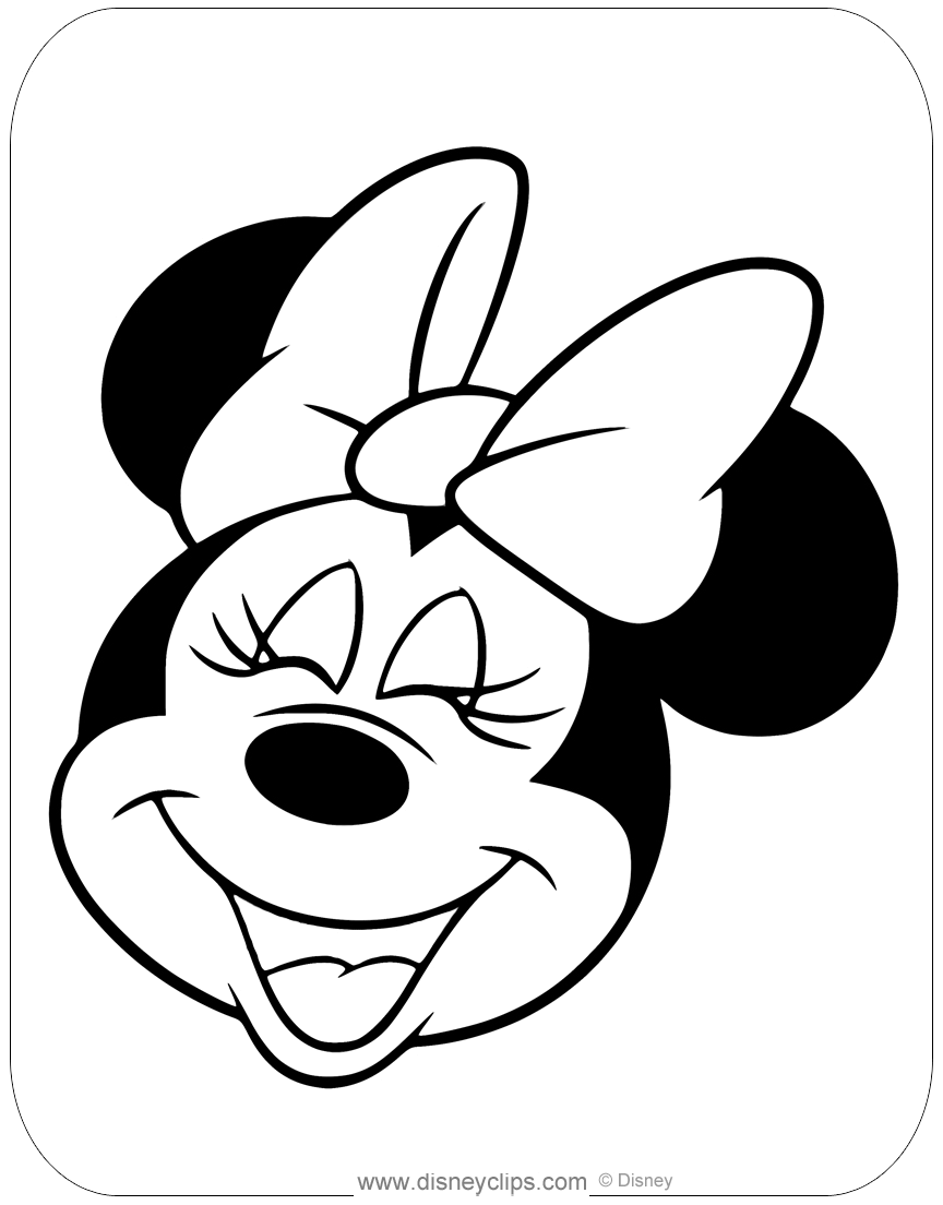 Minnie Mouse Coloring Pages Printables 32