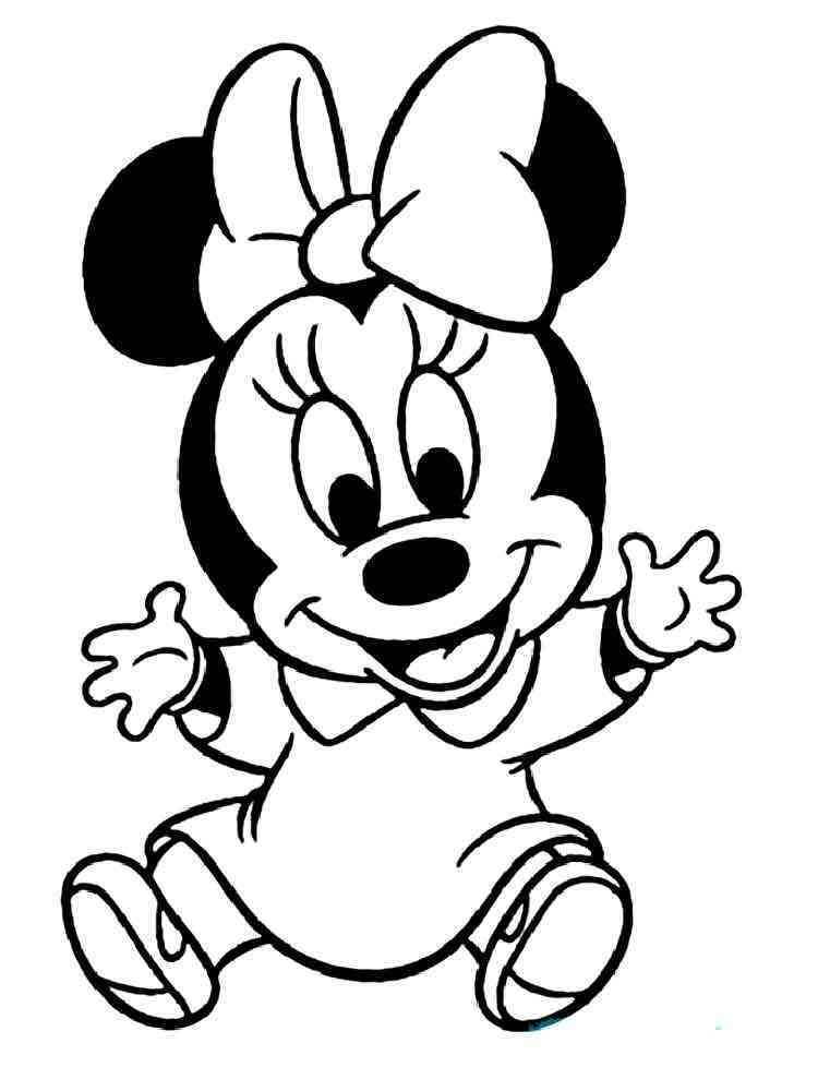 Minnie Mouse Coloring Pages Printables 35