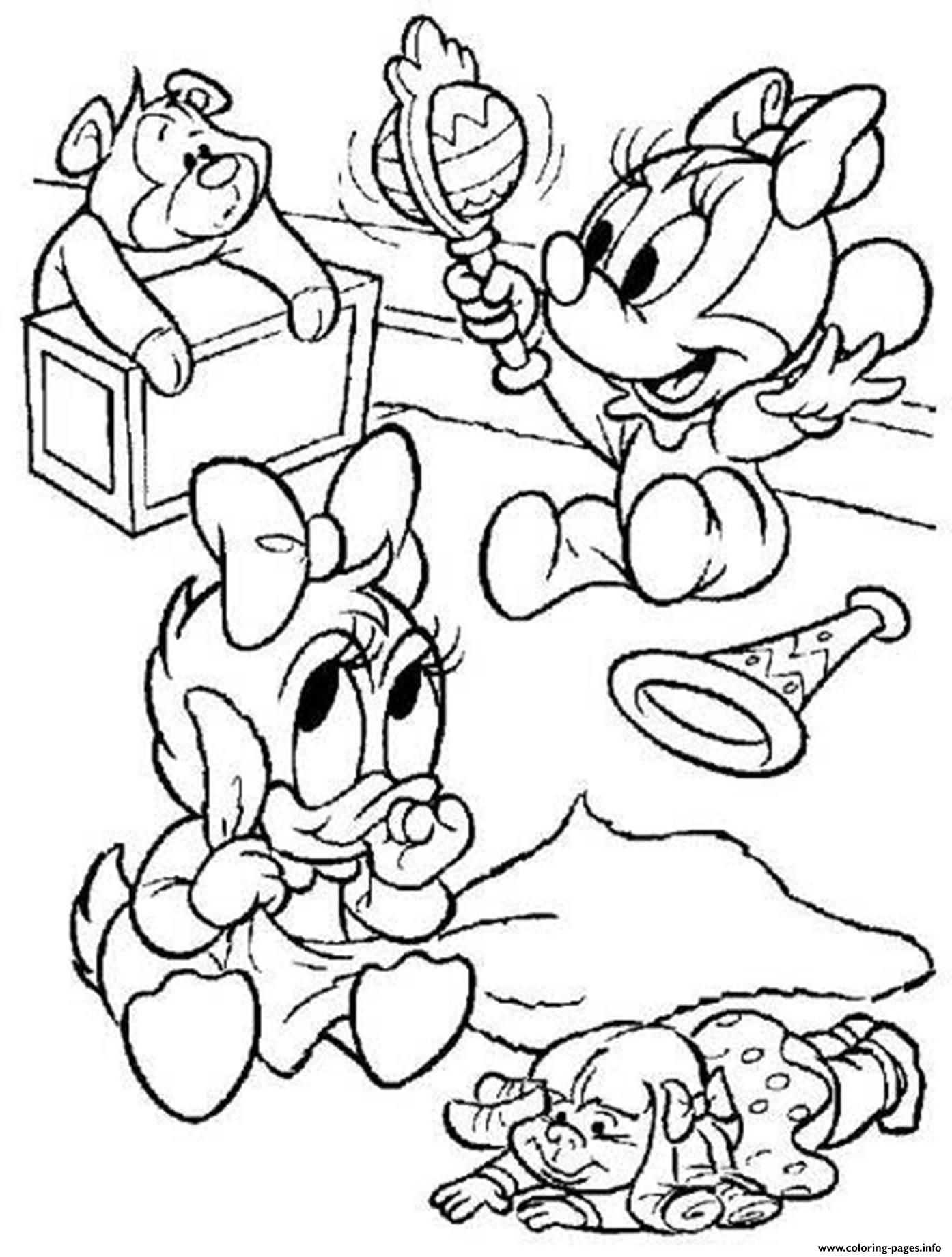 Minnie Mouse Coloring Pages Printables 36