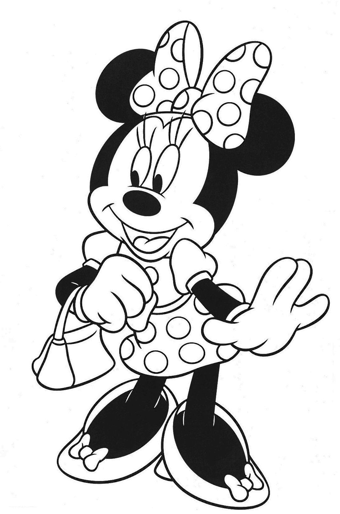 Minnie Mouse Coloring Pages Printables 51