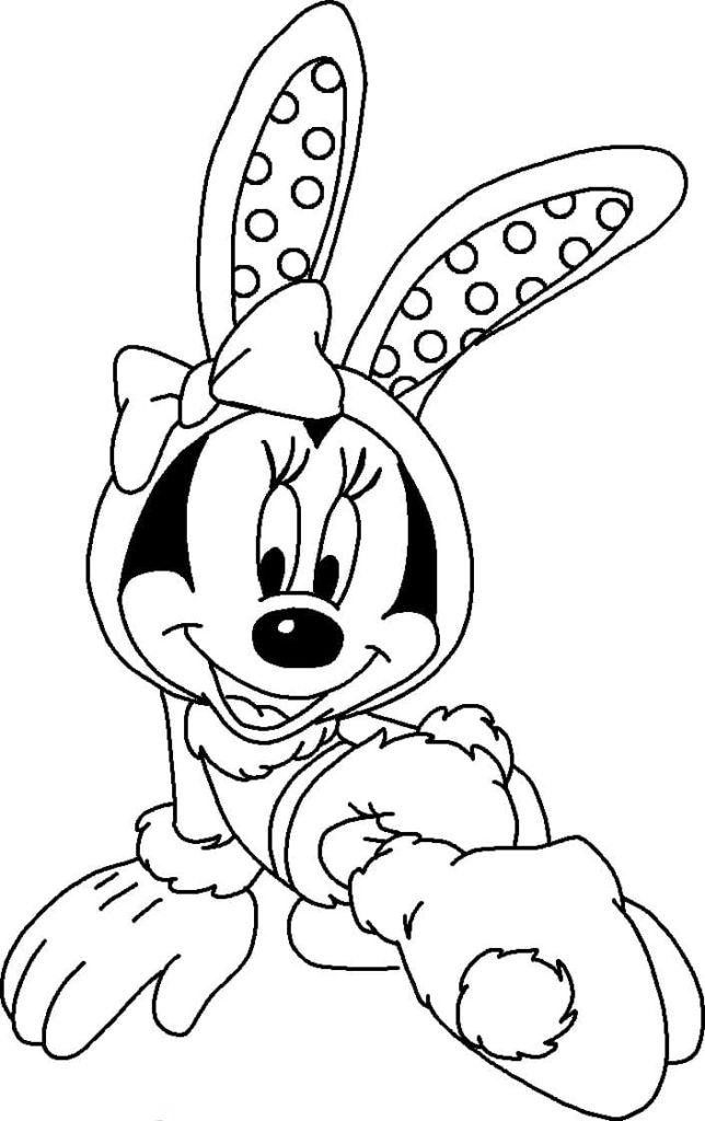 Minnie Mouse Coloring Pages Printables 58