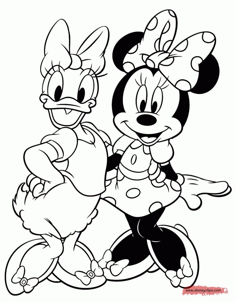 Minnie Mouse Coloring Pages Printables 63