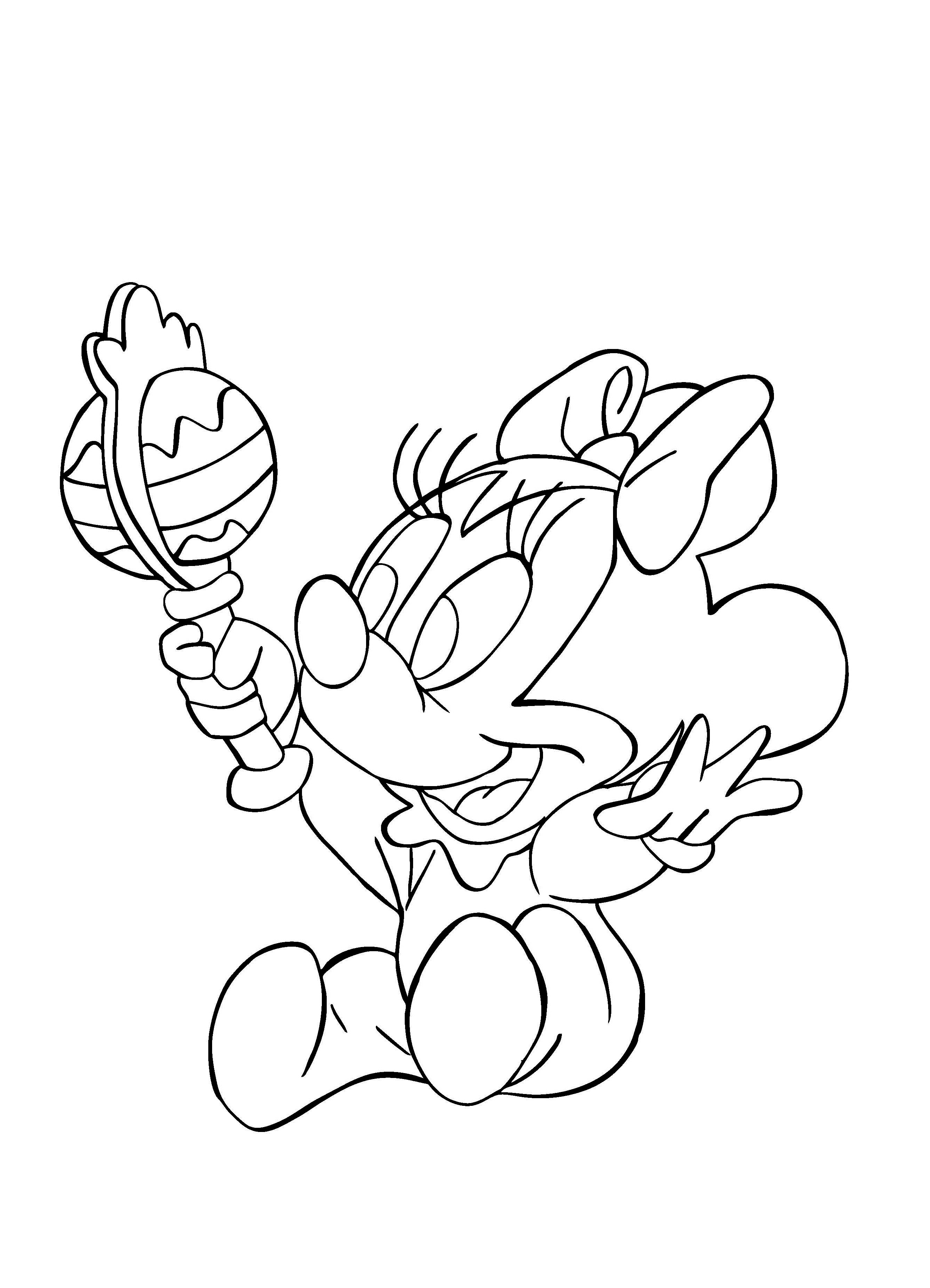 Minnie Mouse Coloring Pages Printables 67