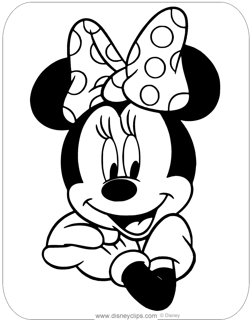 Minnie Mouse Coloring Pages Printables 71