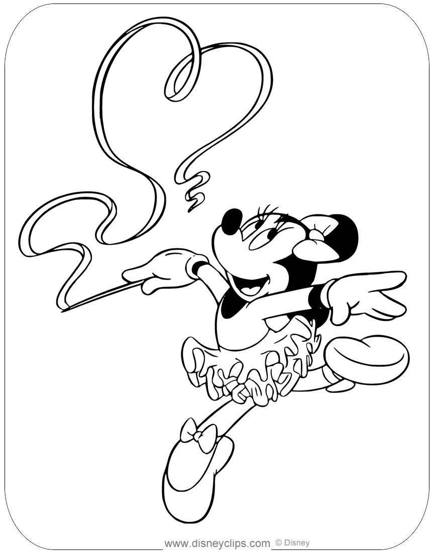 Minnie Mouse Coloring Pages Printables 73