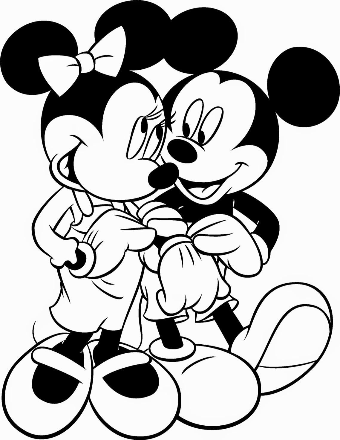 Minnie Mouse Coloring Pages Printables 77