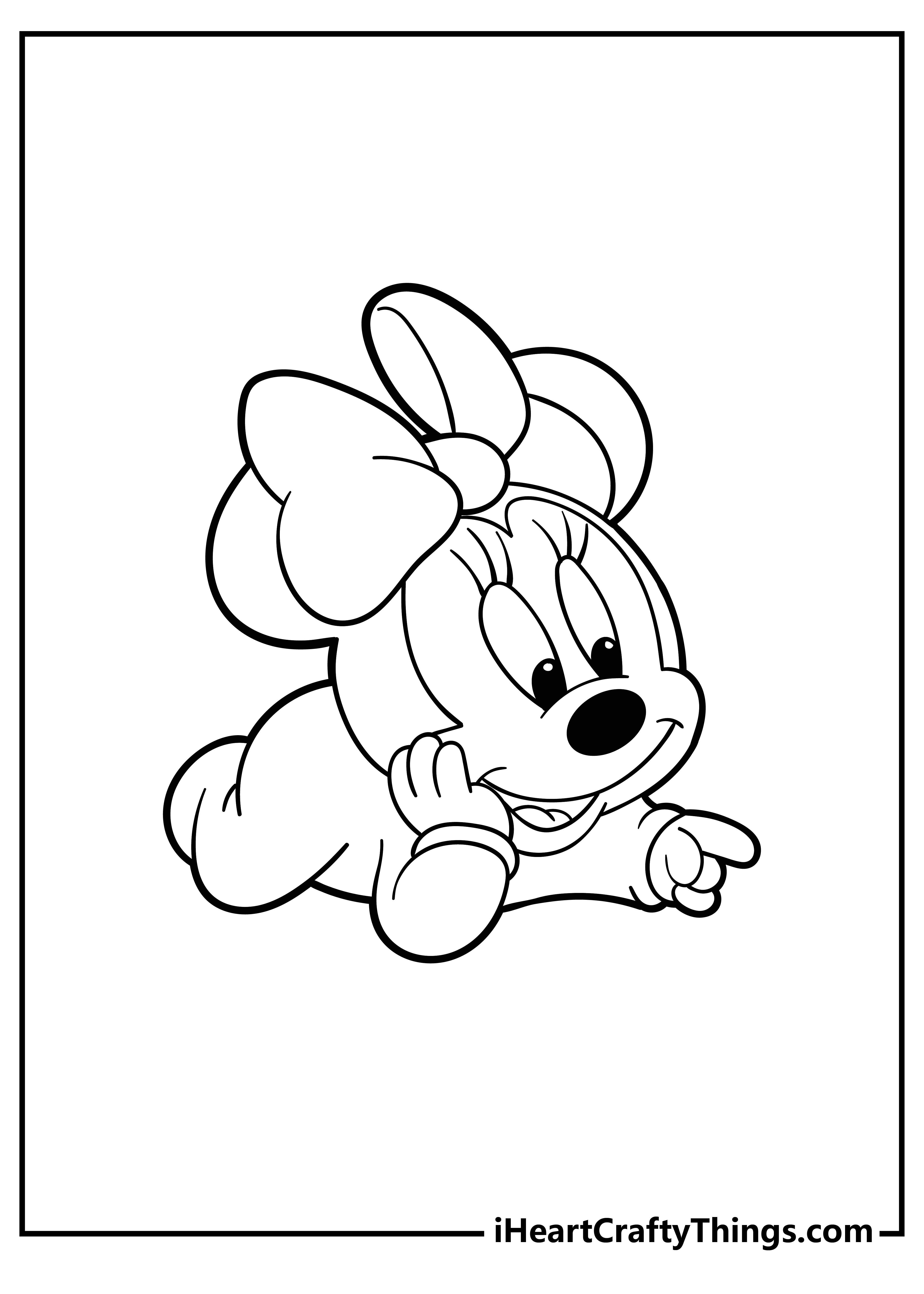 Minnie Mouse Coloring Pages Printables 83