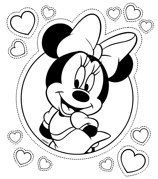 Minnie Mouse Coloring Pages Printables 92