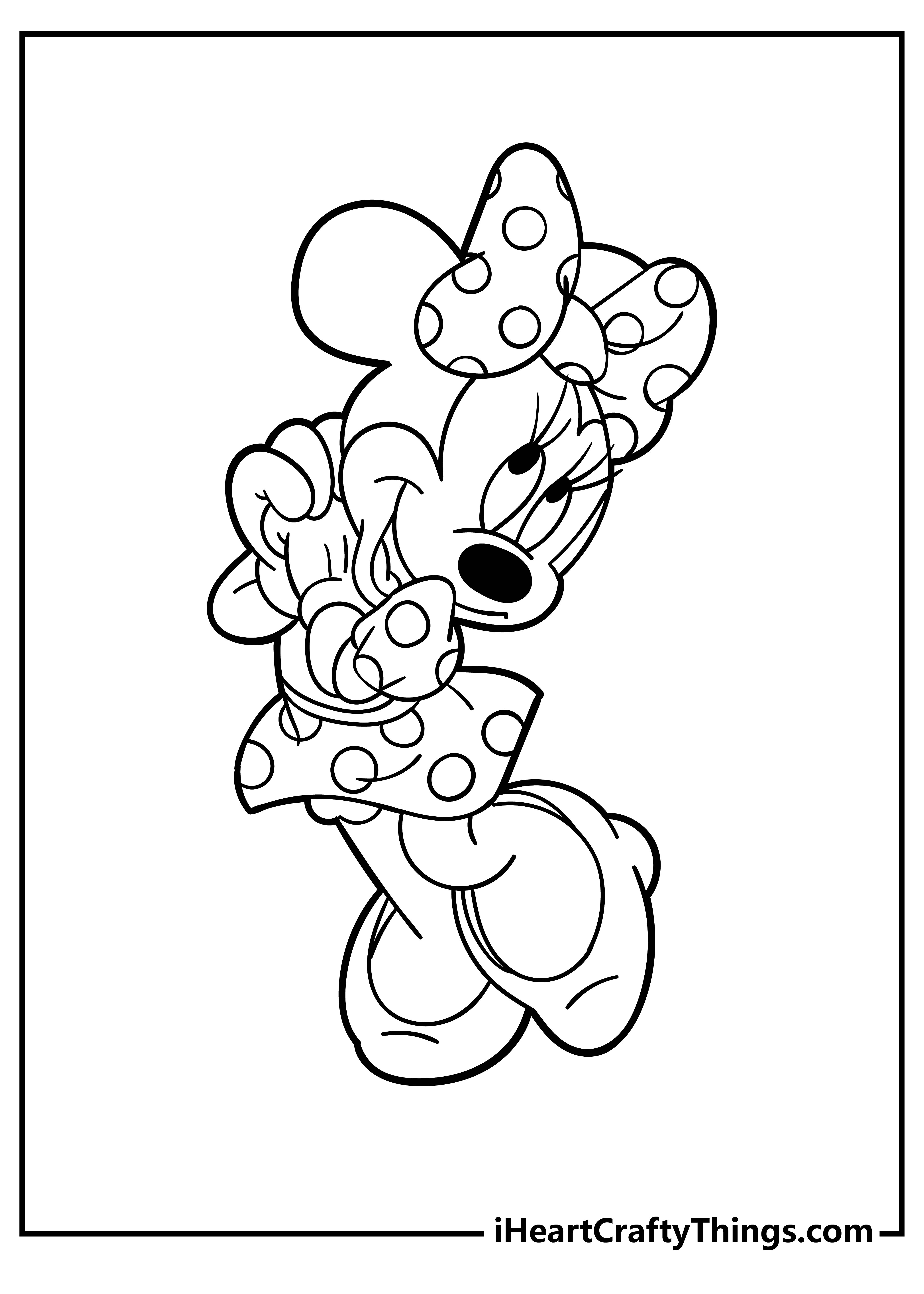 Minnie Mouse Coloring Pages Printables 95