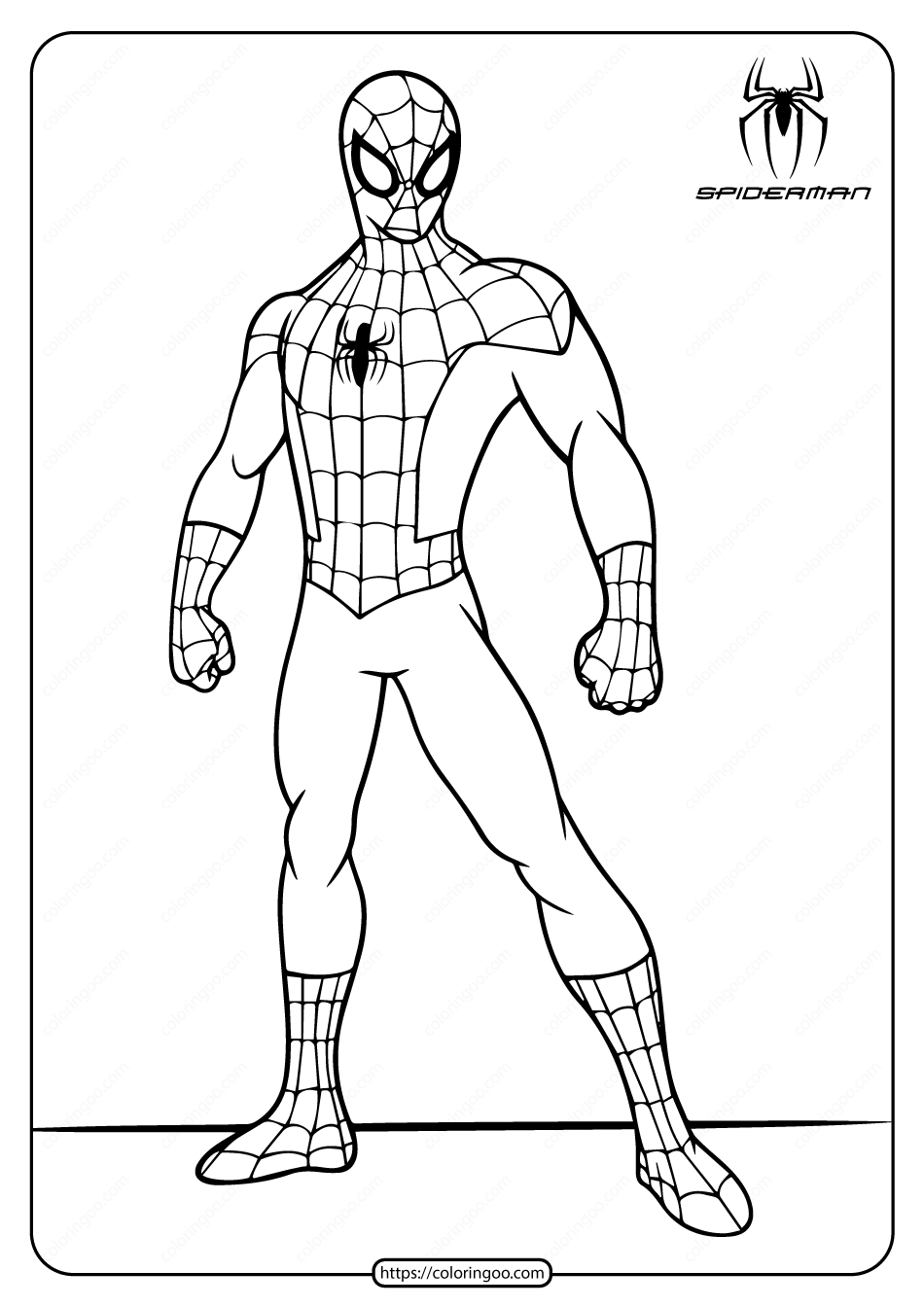 New Amazing Spiderman Coloring Pages for Kids 109