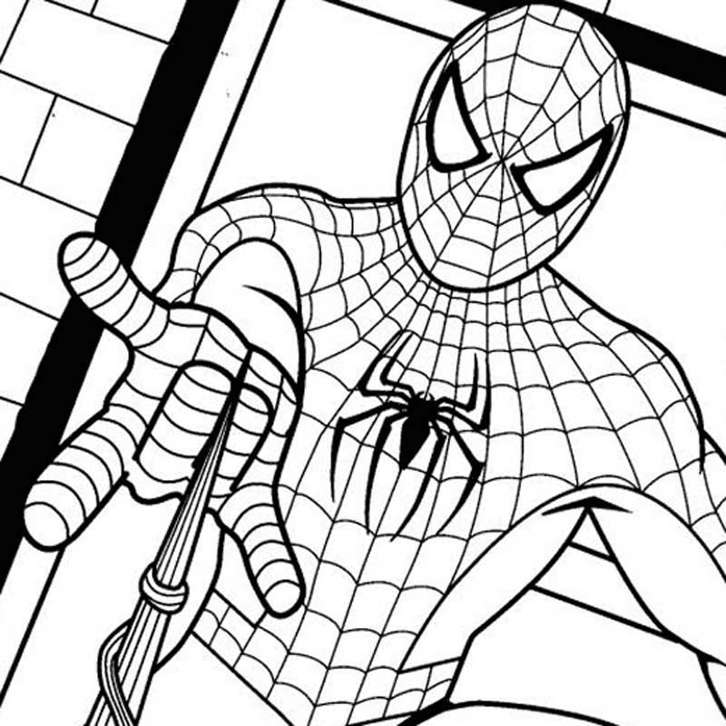 New Amazing Spiderman Coloring Pages for Kids 110