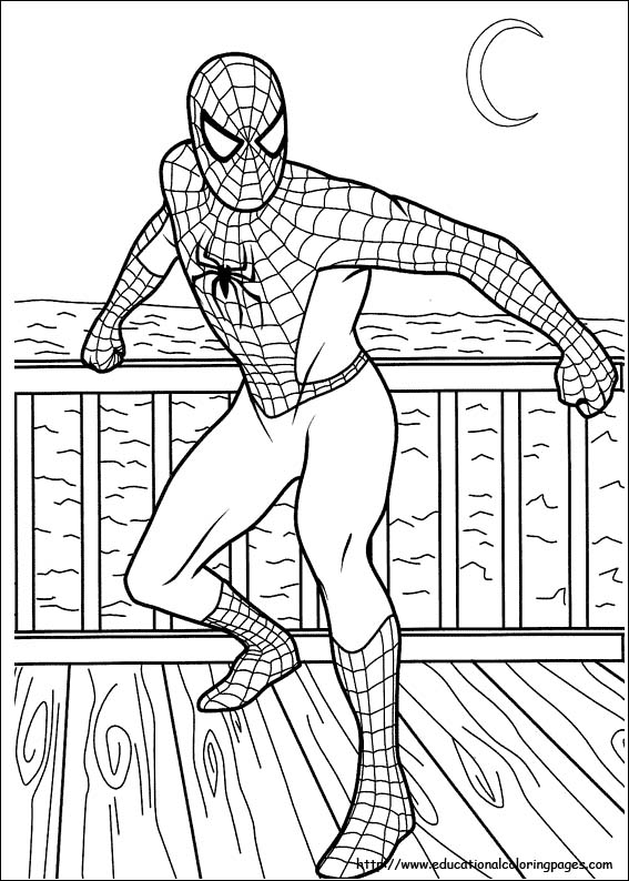 New Amazing Spiderman Coloring Pages for Kids 112