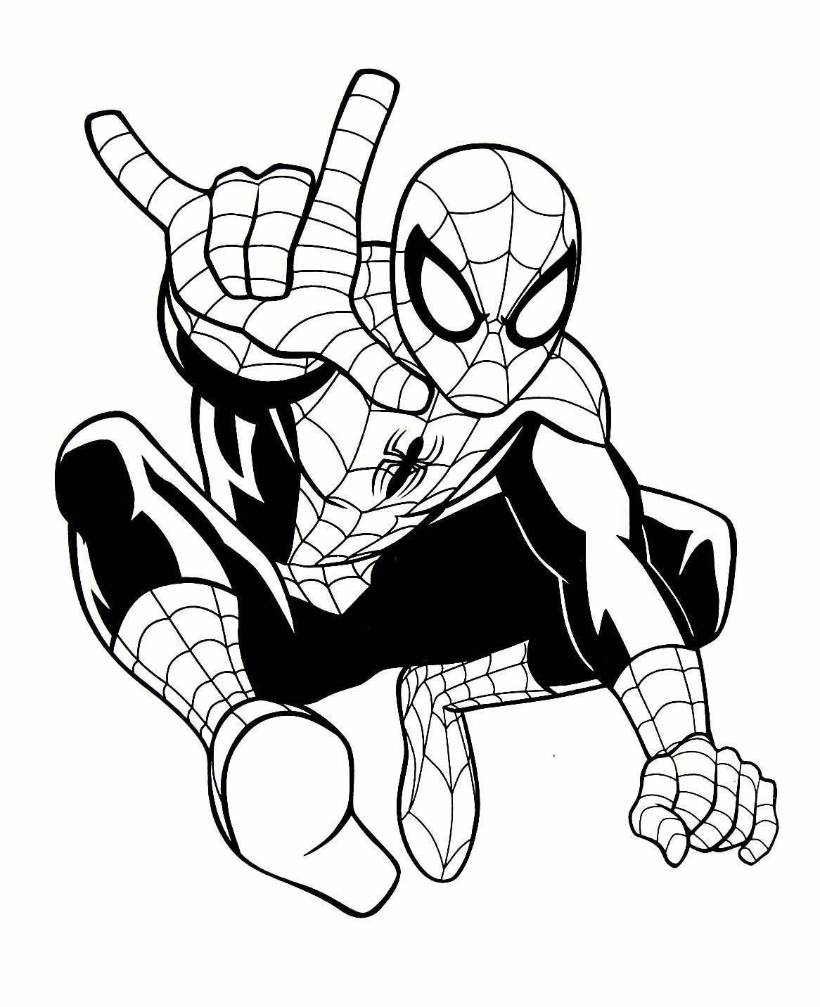 New Amazing Spiderman Coloring Pages for Kids 116