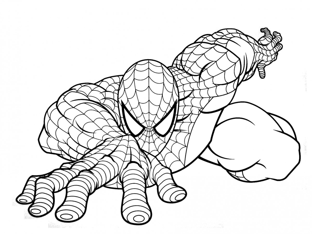 New Amazing Spiderman Coloring Pages for Kids 117