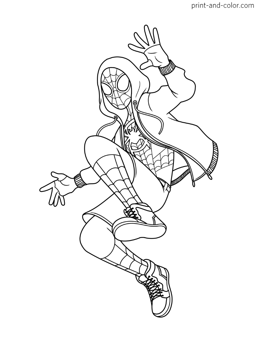 New Amazing Spiderman Coloring Pages for Kids 12