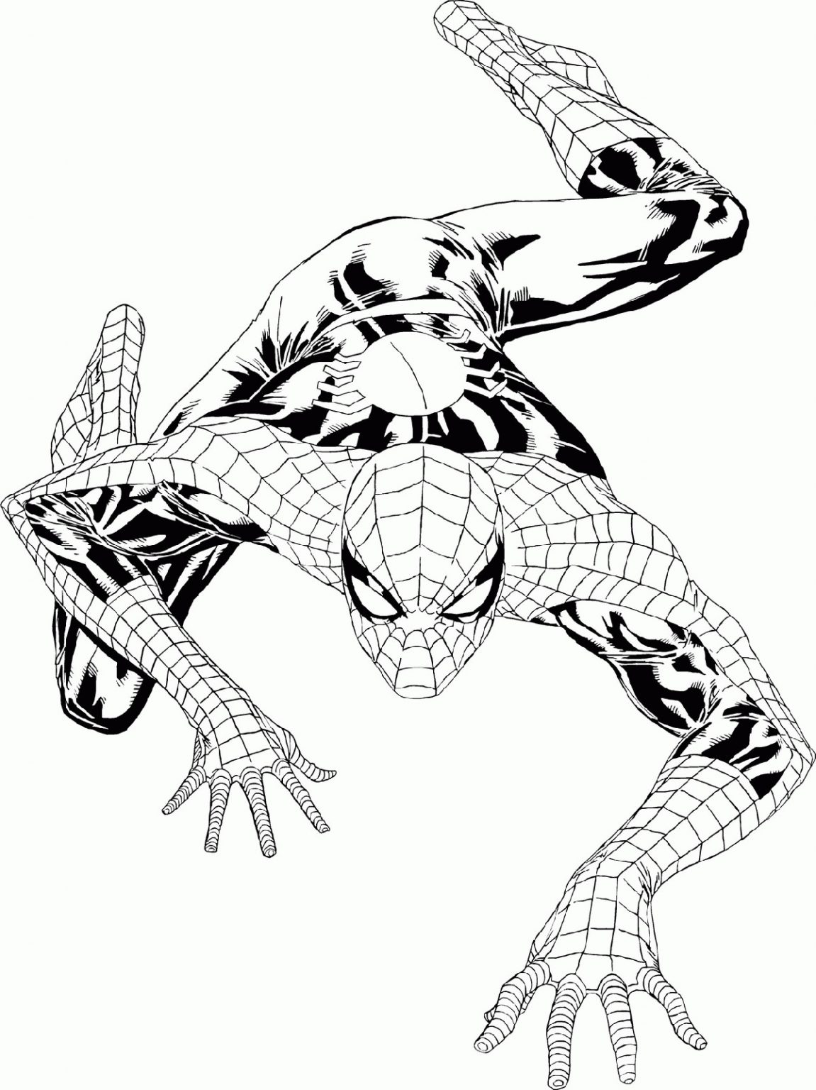 New Amazing Spiderman Coloring Pages for Kids 120