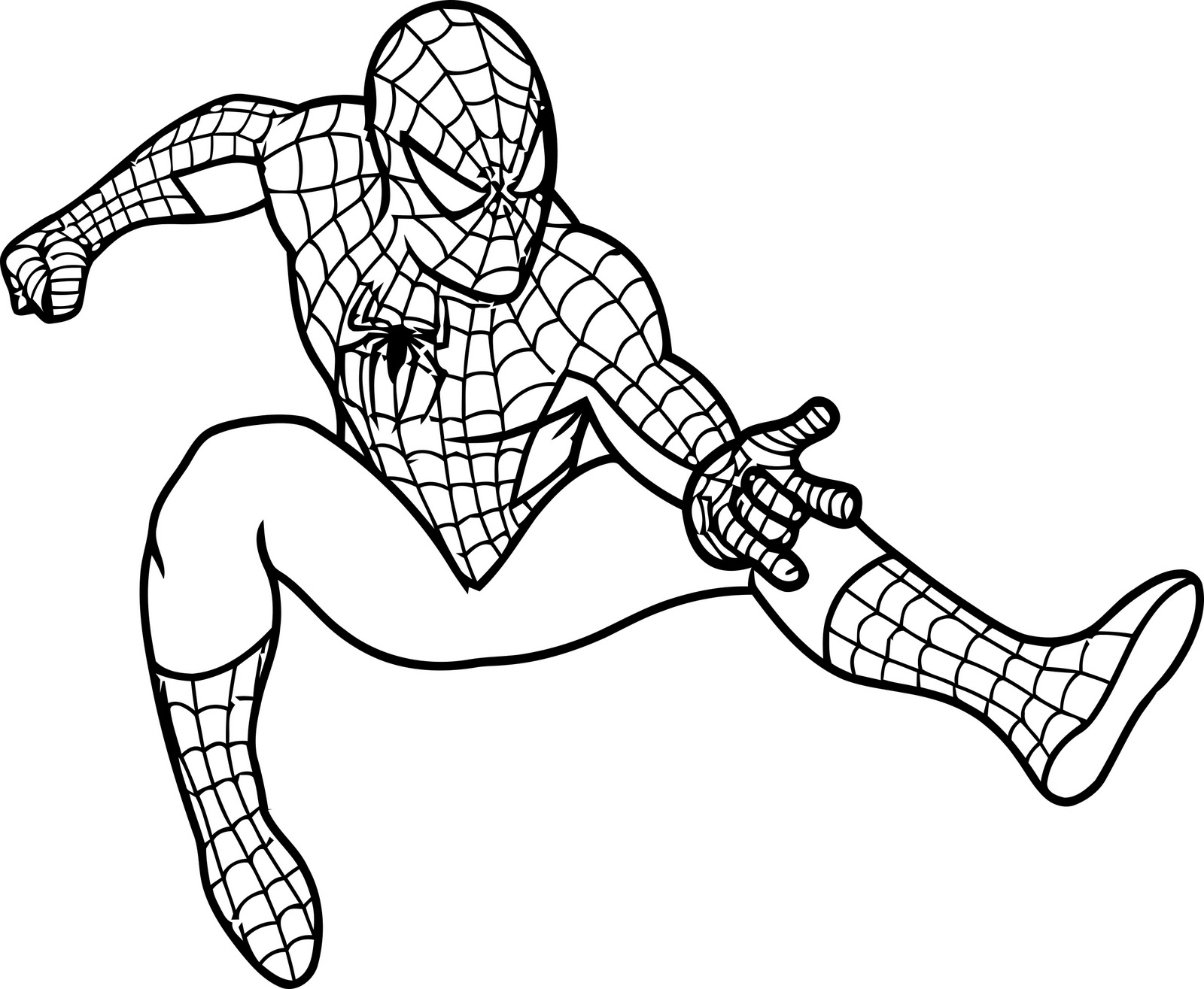 New Amazing Spiderman Coloring Pages for Kids 132