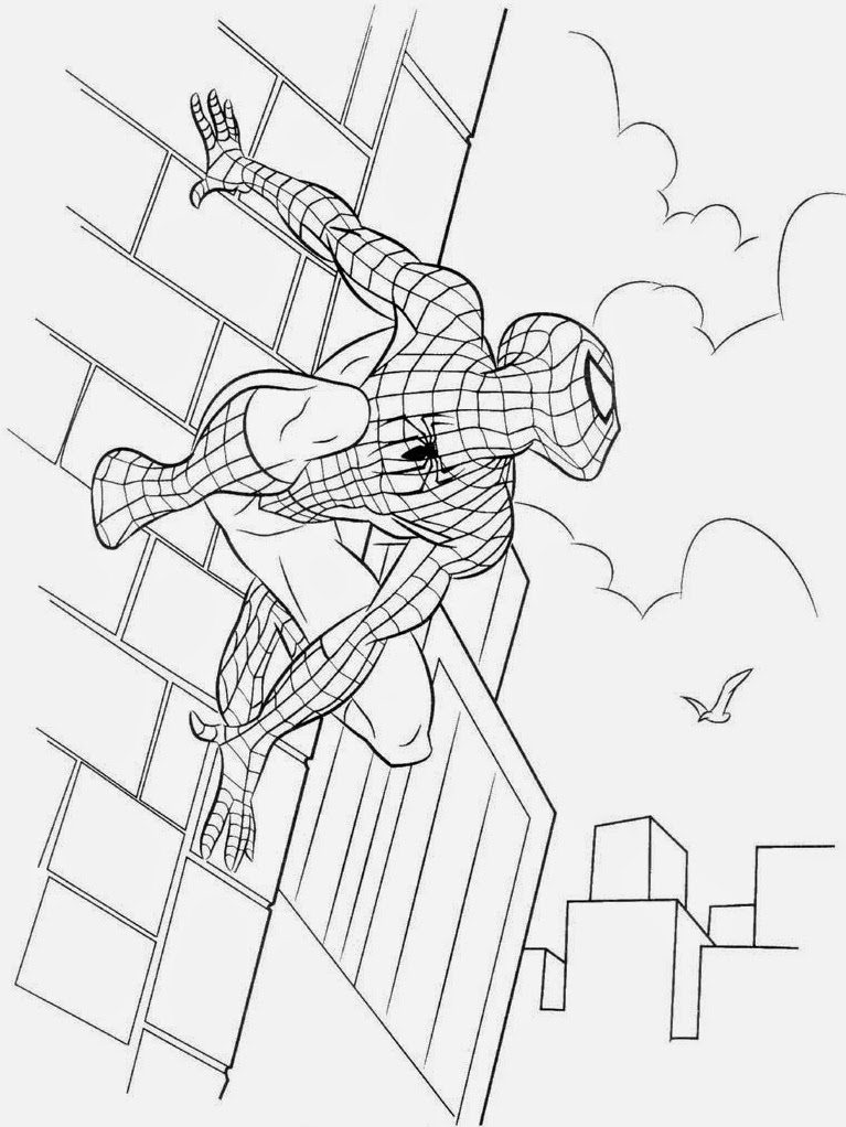 New Amazing Spiderman Coloring Pages for Kids 137