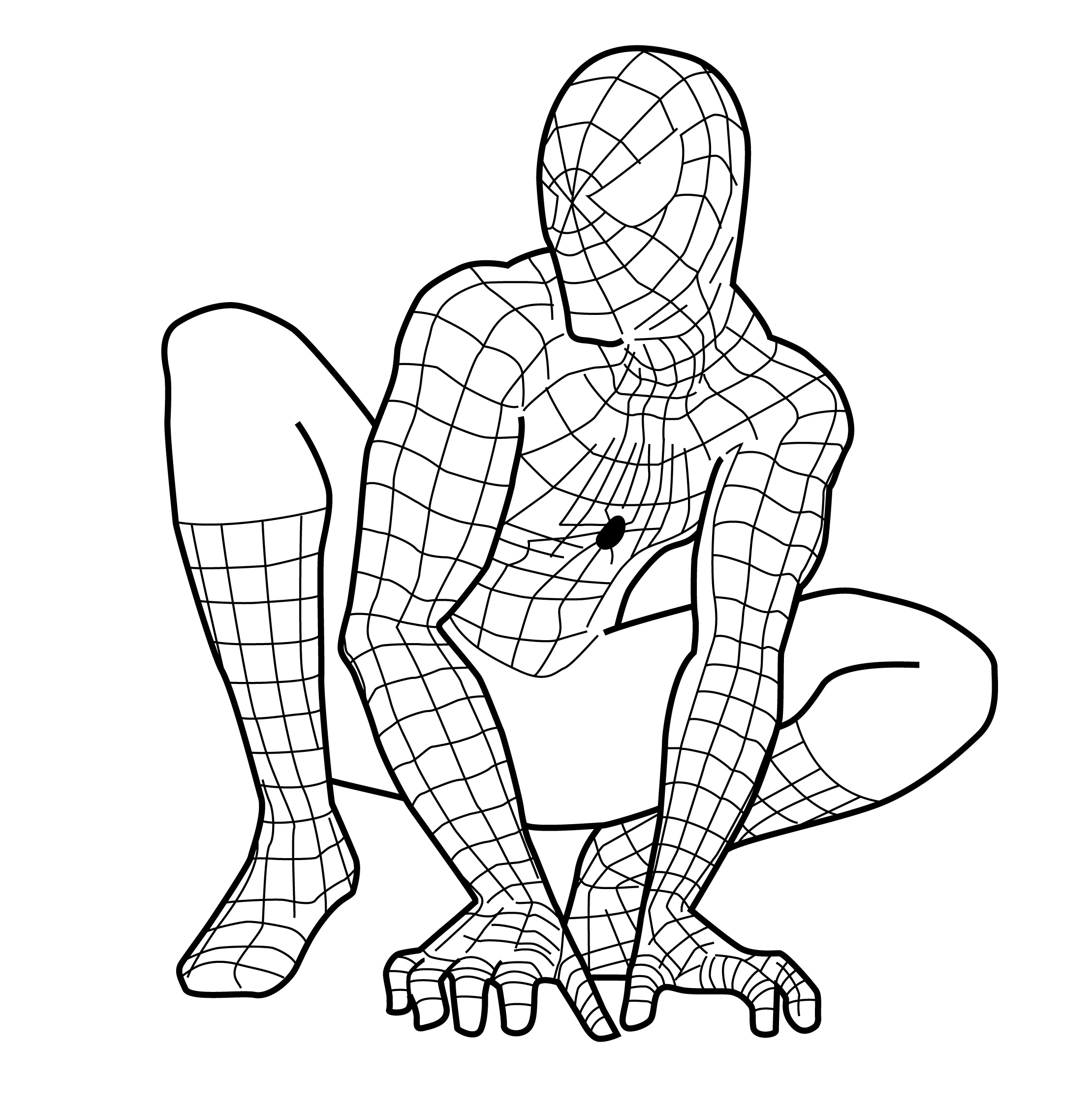 New Amazing Spiderman Coloring Pages for Kids 17