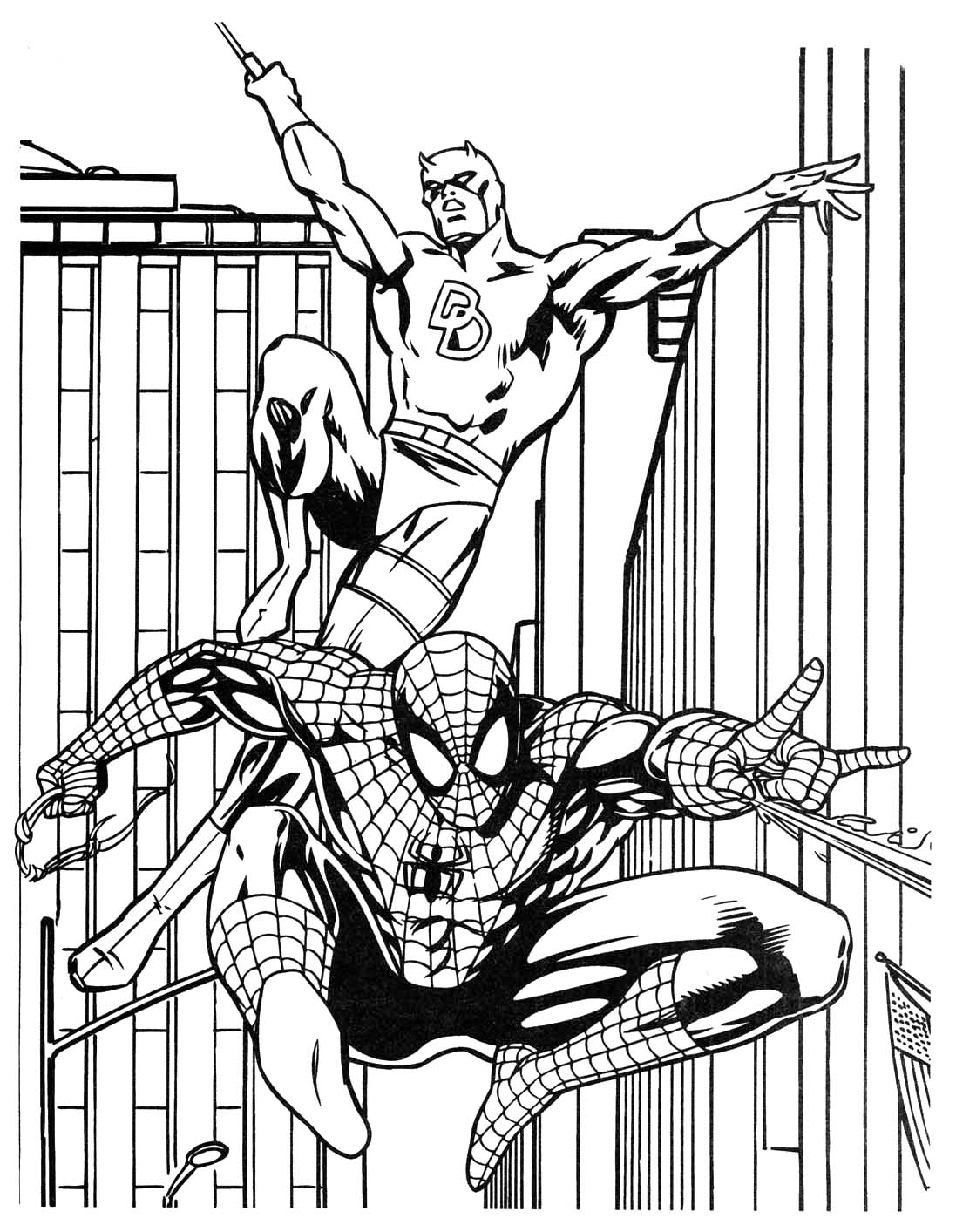 New Amazing Spiderman Coloring Pages for Kids 21