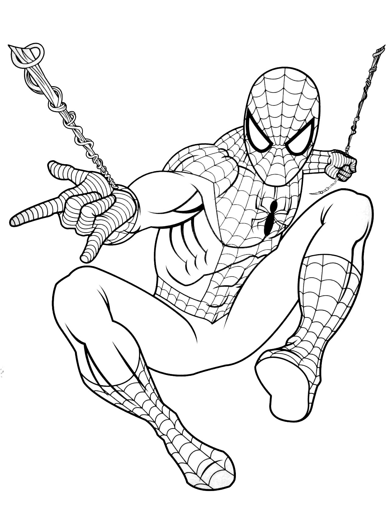 New Amazing Spiderman Coloring Pages for Kids 22