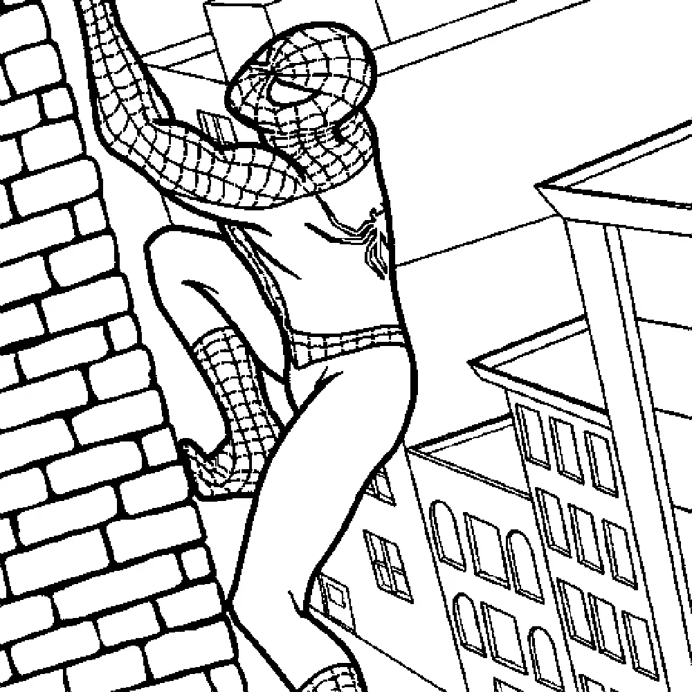 New Amazing Spiderman Coloring Pages for Kids 23