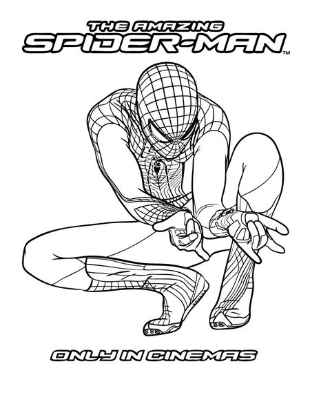 New Amazing Spiderman Coloring Pages for Kids 27