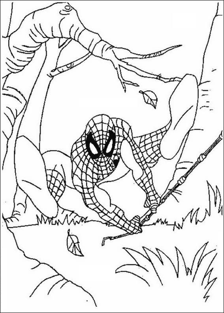 New Amazing Spiderman Coloring Pages for Kids 28