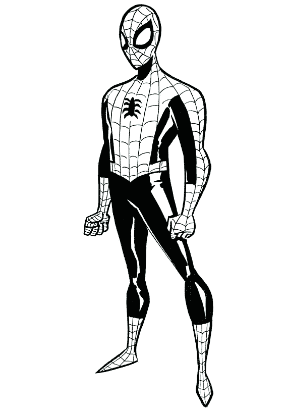 New Amazing Spiderman Coloring Pages for Kids 29